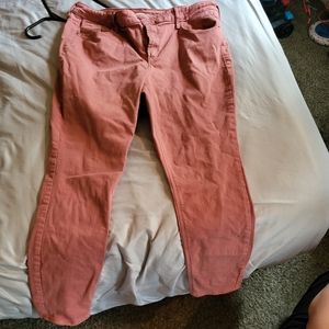 Salmon Colored Jeans. Size 16.